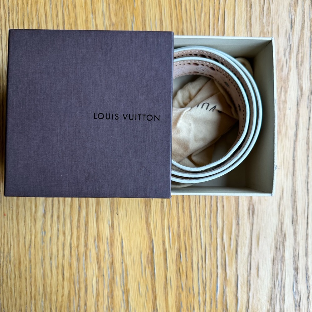 Louis Vuitton Leather Belt in Box